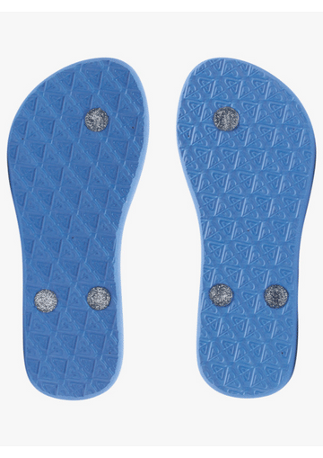 Roxy Girls Viva Sparkle Sandals - Baja Blue